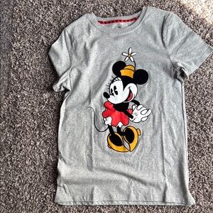 Disney Women’s Gray Minnie Mouse T-Shirt